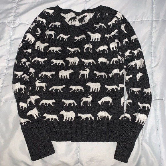 Garage Sweaters - Animal Print Black & White Garage Sweater